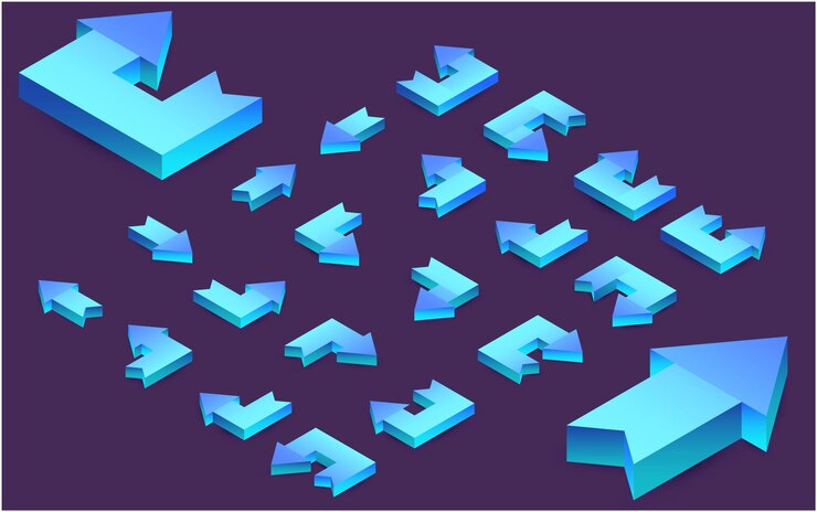 Vector this set of icons and vector design elements offers a variety of arrows pointing