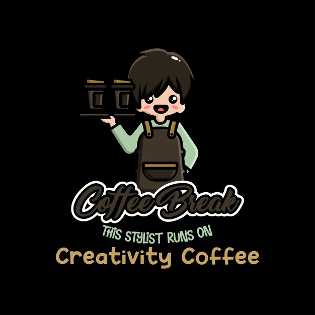 This Stylist Runs On Creativity Coffee TShirt Design