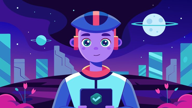 Vector a thoughtprovoking animated film about the ethical implications of ai in a digitallysaturated