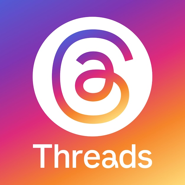 Threads logo vector EPS SVG AI Free download Threads app logotype logo of threads instagram meta