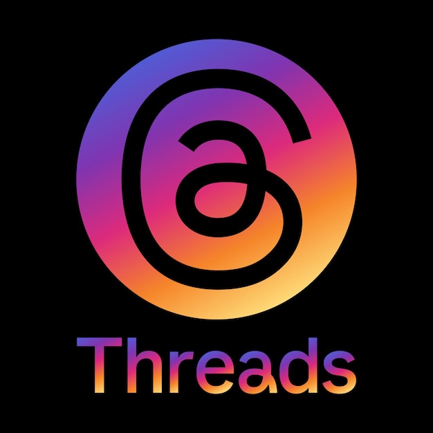 Vector threads logo vector eps svg ai free download threads app logotype logo of threads instagram meta