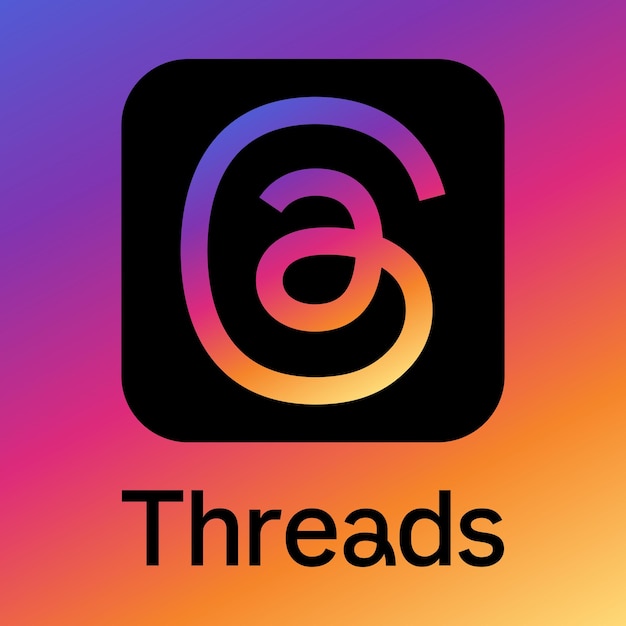 Threads logo vector EPS SVG AI Free download Threads app logotype logo of threads instagram meta