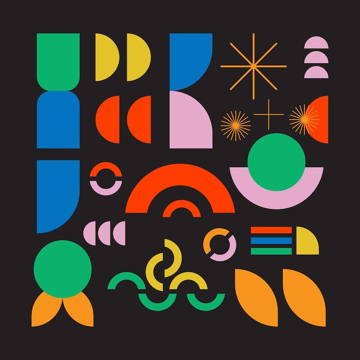 Vector three aesthetic icon black stars
