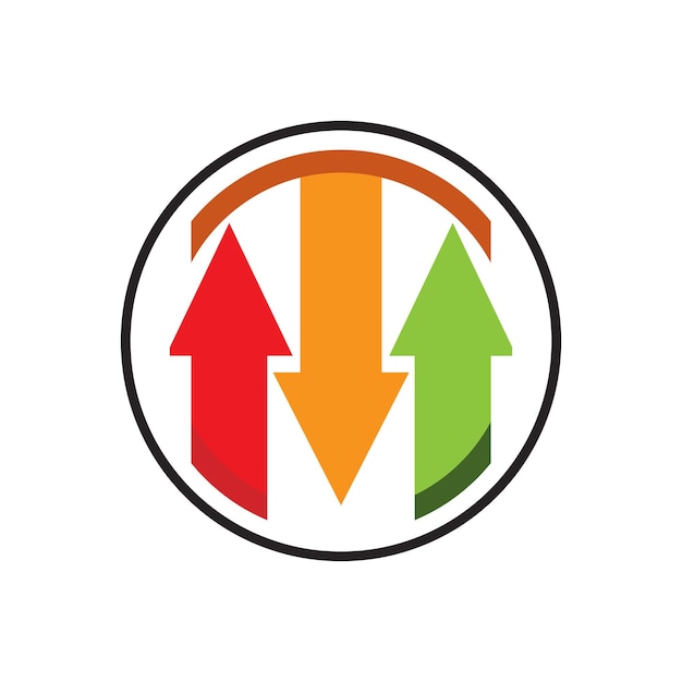 Vector three arrows logo