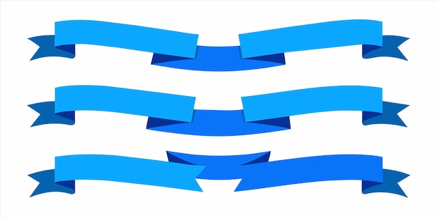 Vector three blue arrows pointing to the right with arrows pointing to the right