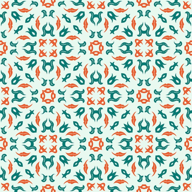 Vector three colors pattern ornament shape. simple seamless abstract background