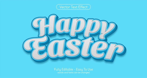 Vector three dimension text natural editable style effect template