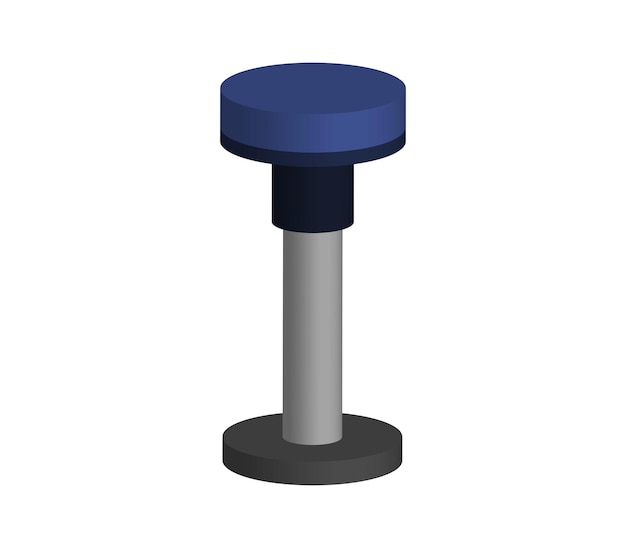 Three-dimensional bar stool