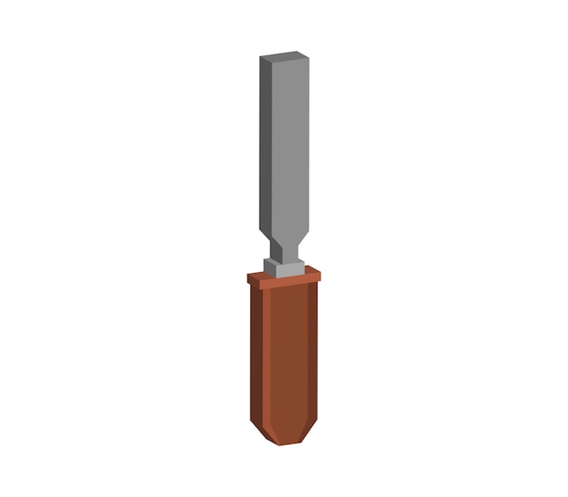 Three-dimensional chisel tool