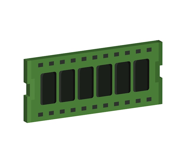 Three-dimensional computer ram