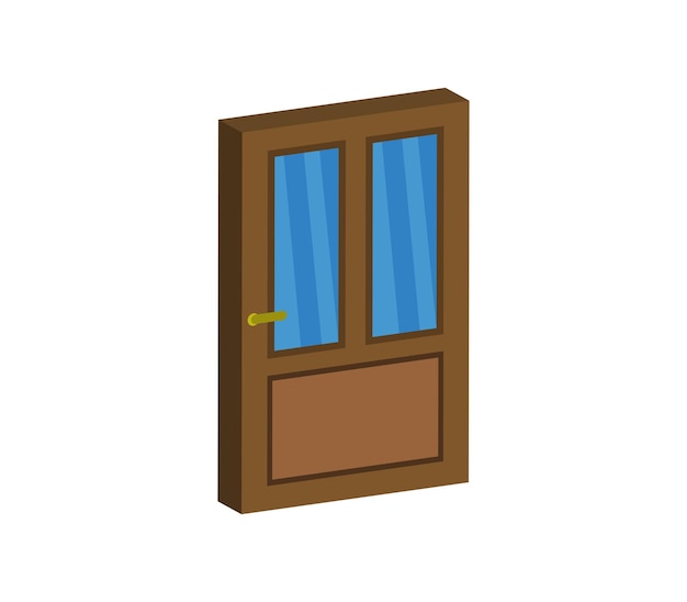 Three-dimensional door