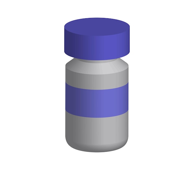 Three-dimensional pill bottle