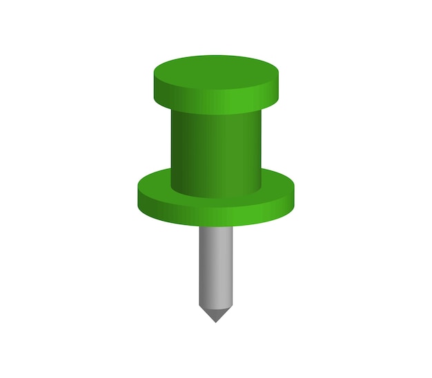 Three-dimensional push pin