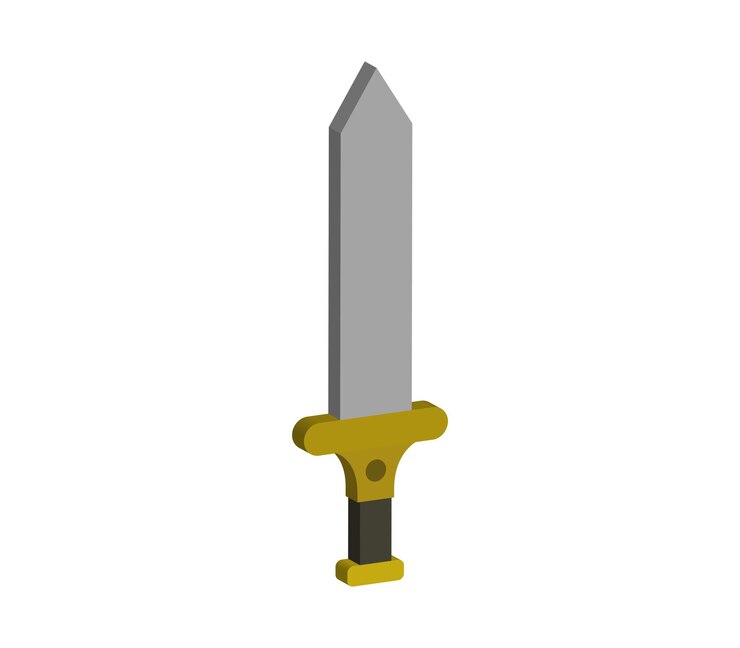 Vector three-dimensional sword