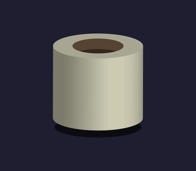 Three-dimensional toilet paper