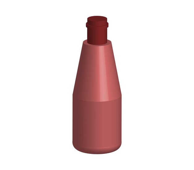 Three-dimensional wine bottle