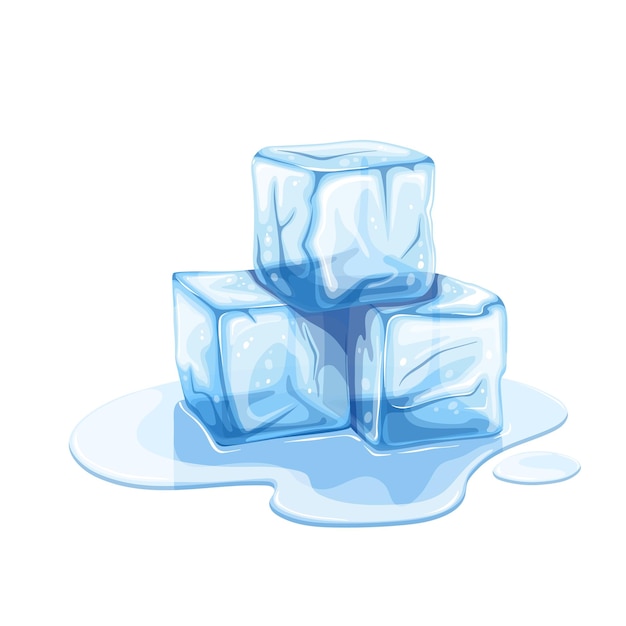 ice cube water clipart black