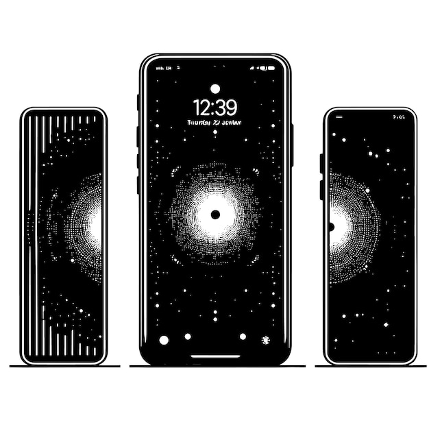 three phones with the time of 11  15
