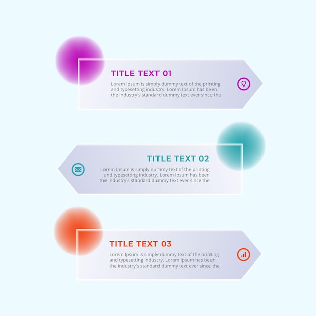 three step infographic timeline infographic