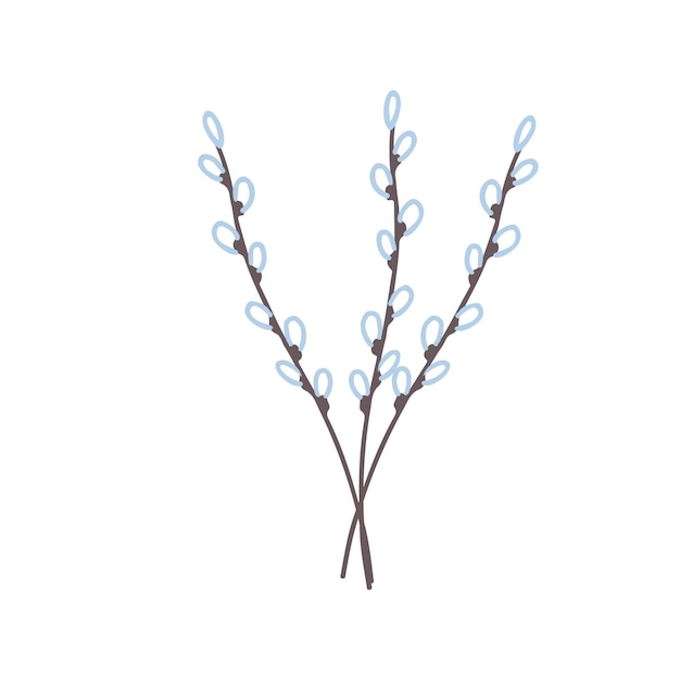 Three willow twigs. Great for Easter greeting cards