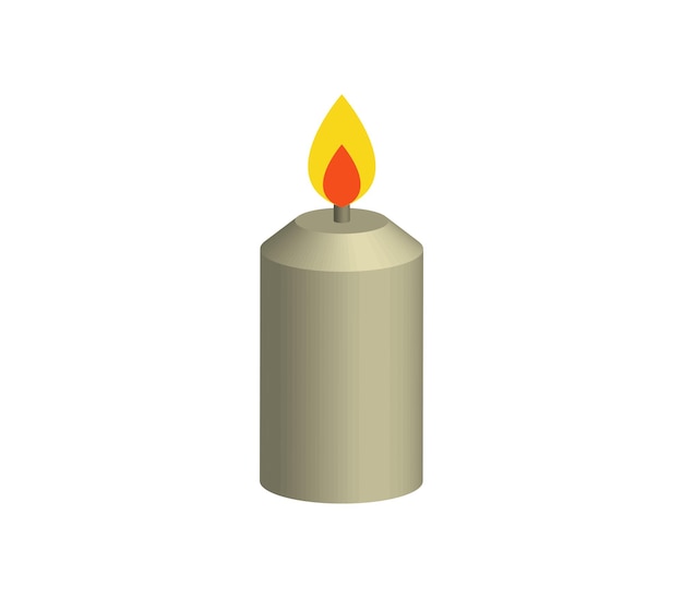 Threedimensional candle