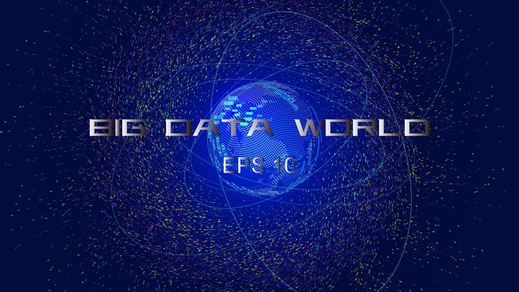 Vector threedimensional digital earth and cosmic vortex construct the global internet big data background