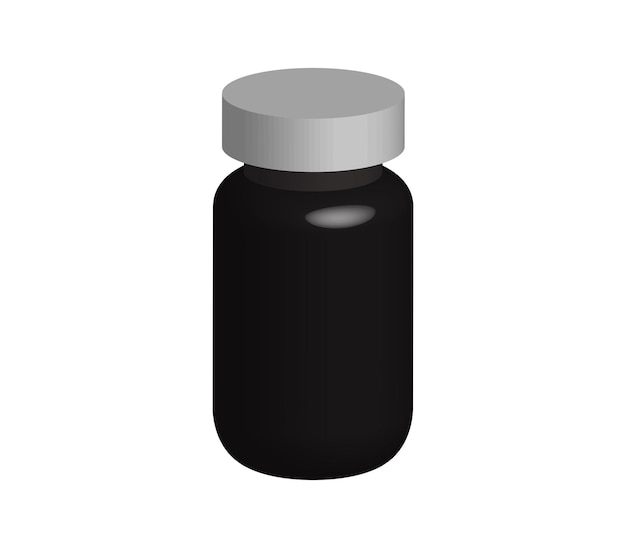 Threedimensional drug bottle