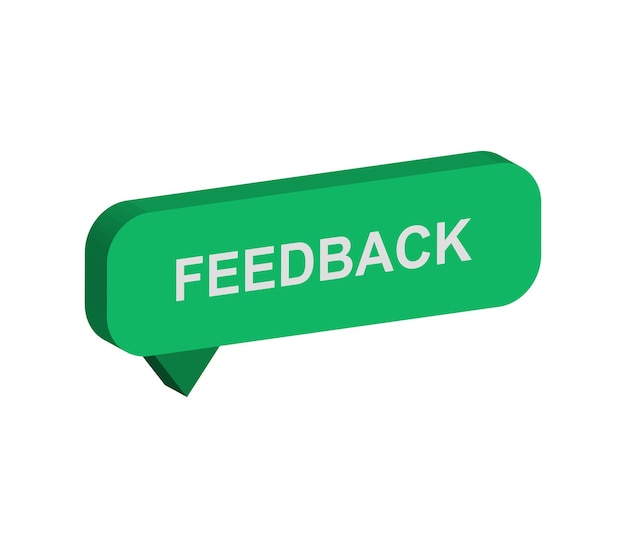 Segno di feedback tridimensionale