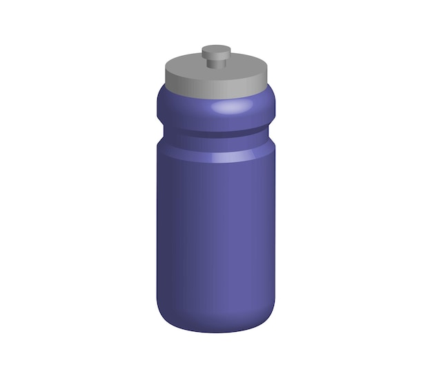 Threedimensional fitness bottle