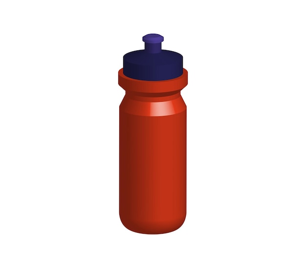 Threedimensional fitness bottle