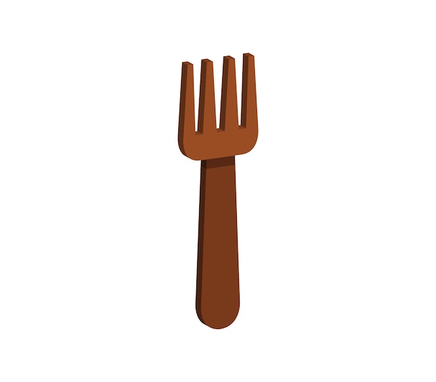 Threedimensional fork