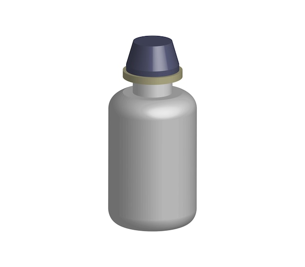 Threedimensional salt bottle