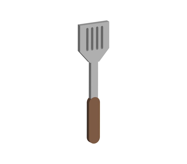 Threedimensional spatula