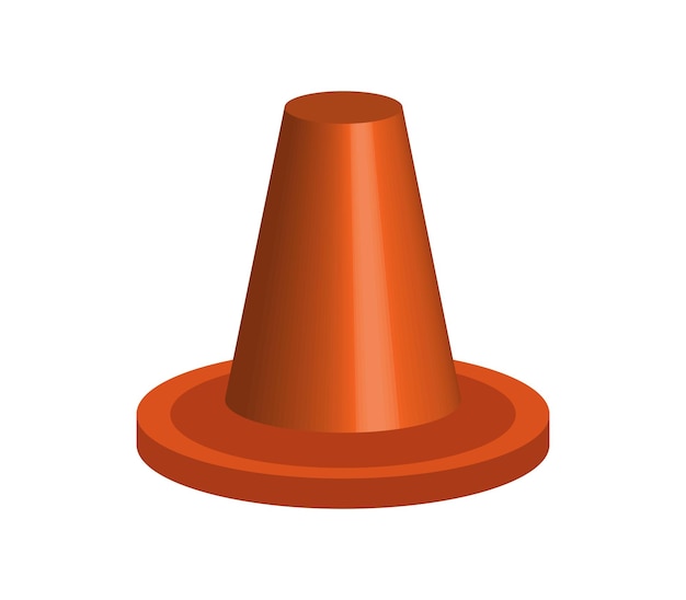 Threedimensional traffic cone