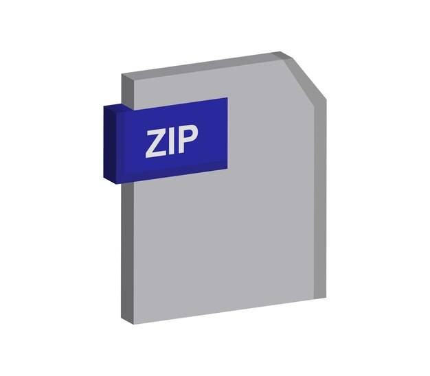 Threedimensional zip file