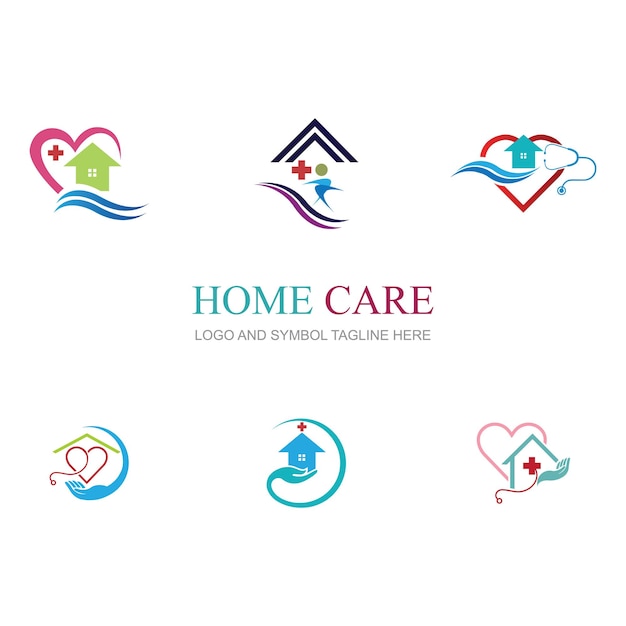 Thuiszorg logo sjabloon Medical Home logo