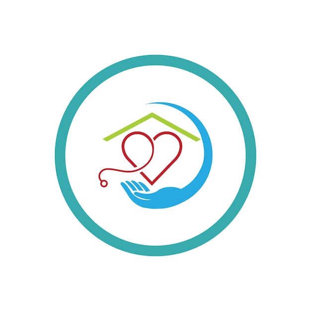 Thuiszorg logo sjabloon Medical Home logo