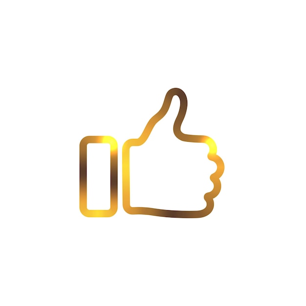 Vector thumb up and down sign icon illustration