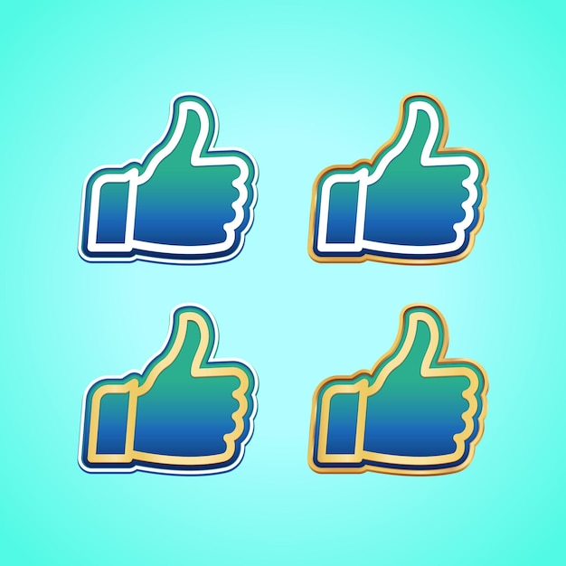 thumbs up icon for additional design elements