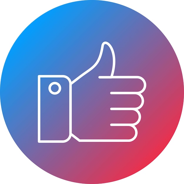 Thumbs Up icon vector image Can be used for Donations