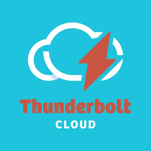 Thunderbolt 클라우드 로고