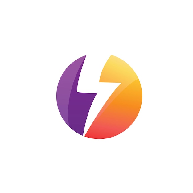 Thunderbolt-logo en symboolvector