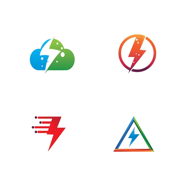 Thunderbolt-logo en symboolvector