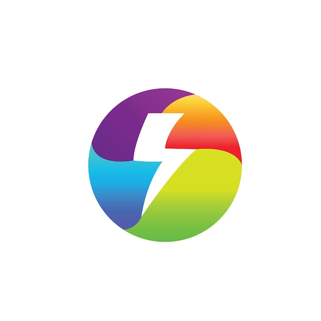 Thunderbolt logo and symbol vector