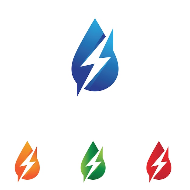 Thunderbolt logo and symbol vector