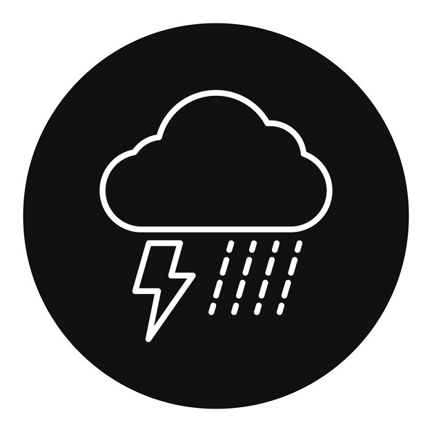 Thunderstorm Vector Illustration