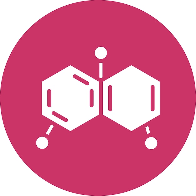 Vector thymine icon style