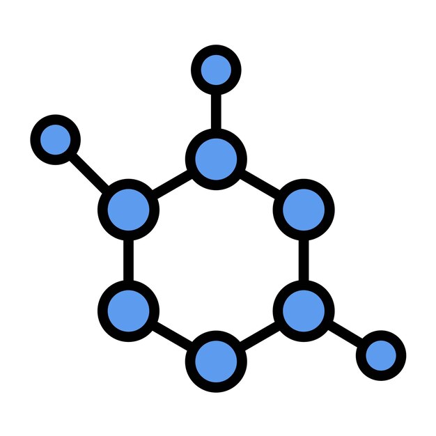 Vector thymine vector illustration style