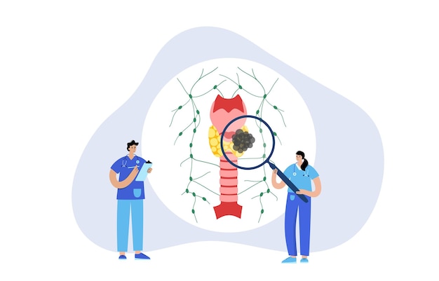 갑상선암 단계. 의사 상담 및 진료소에서의 치료.