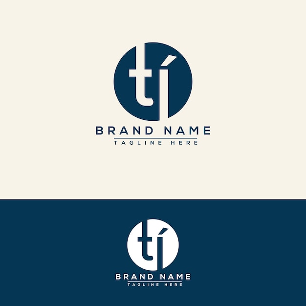 TI logo Design Template Vector Graphic Branding Element.